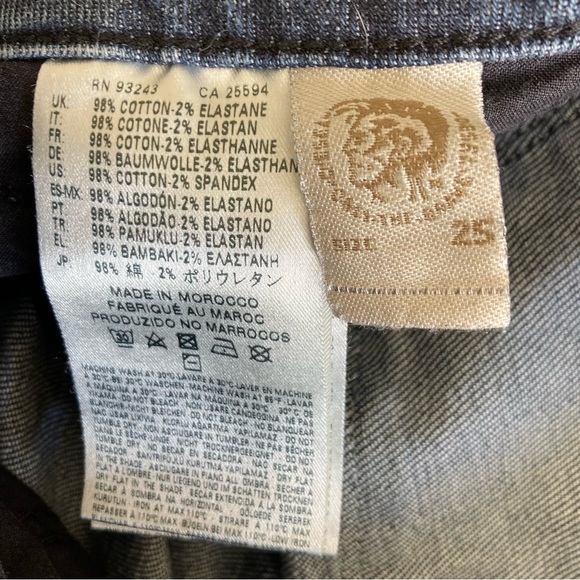 Diesel Frayza Relaxed Boyfriend Low-Waist 25x32 Wash 0842R Stretch - Picture 5 of 9